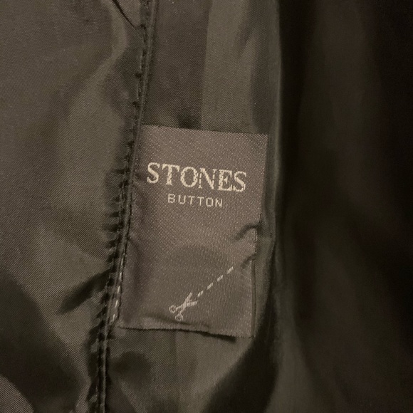 Men’s Classic Black Wool Peacoat size M - Picture 6 of 10